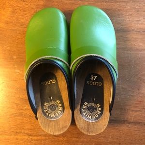 Apple Green Clogs